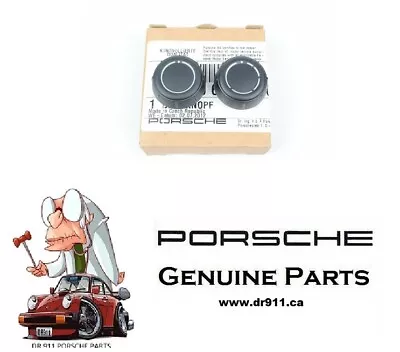 $70.28 • Buy New Genuine Porsche CDR-31 Radio Knob Set Boxster/Cayman/Cayenne 981/958