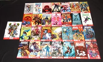 Marvel Comics Uncanny Avengers 1 - 25 (2014) Annual Poster Job Lot Full Series • £34.99