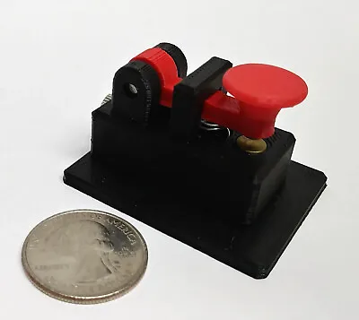 Red Nano QRP Morse Code Key • $20