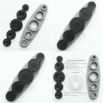 Self Cover Metal & Plastic Button Press Tool Sizes 11mm 15mm 19mm 22mm 29mm • £3.85