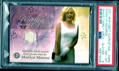 2007 Breygent Shaw Family Archives #MP5 MARILYN MONROE Worn Gloves Patch PSA 8 • $79.99