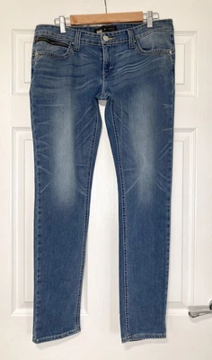 £19.99 • Buy Womens Levi's REVEL SKINNY Stretch Skinny Blue Jeans Low Rise W31 L32 Size 12