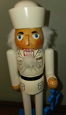 Vintage Sailor 14  Nutcracker Limited Edition Navy Anchor Cute  • $23.99