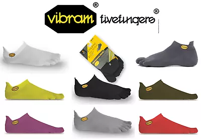 Vibram Five Fingers 5 Toe Athletic No Show Unisex Outdoor Comfort Sports Socks • £10.95