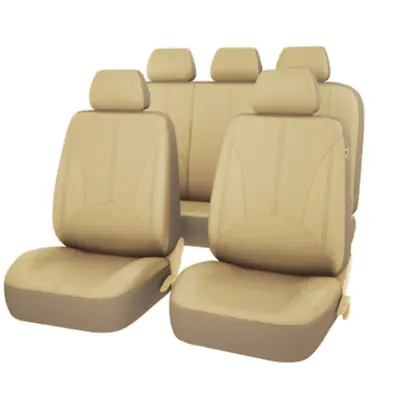 9pcs Universal Car SUV Standard 5-Seat PU Leather Seat Covers Cushion Front+Rear • $63.80
