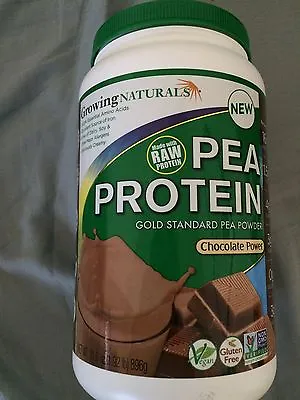Growing Naturals - VEGAN Pea Protein Shake - CHOCOLATE POWER - 31.6oz! • $24.95