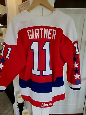 Authentic 1981/82 Washington Capitals Mike Gartner 1OO%  MASKA  Jersey  Sz 48 • $899