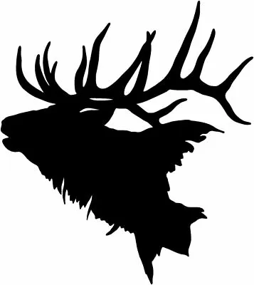 $3.99 • Buy Oracal Vinyl Decal Bull Elk Hunting Outdoors Wildlife DIY Graphics Car Truck 733