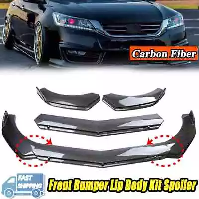 For Volvo S40 S60 S70 S80 Carbon Fiber Front Bumper Lower Lips Spoiler Splitter • $62.99