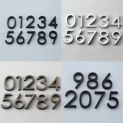 £2.66 • Buy Door 6cm Number Sign Stickers Self Adhesive 0-9 Digital Apartment Home Decor DIY