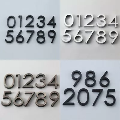 £2.66 • Buy Door 6cm Number Sign Stickers Self Adhesive 0-9 Digital Apartment Home Decor DIY