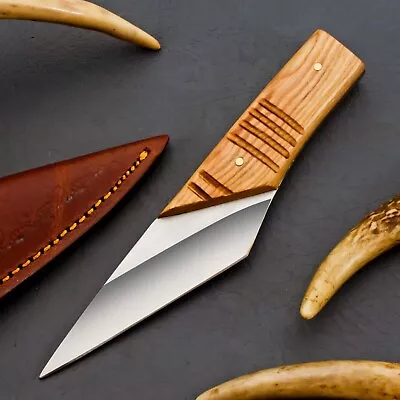 Handmade D2 Steel Blade Wood Handle Kiridashi Knife Best For Survival For Him • $29.99