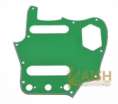 USA Spec Guitar Pickguard Scrach Plate Green 3 Ply For Fender Vintage Jaguar • $9.40