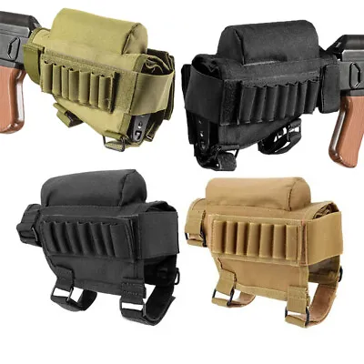 Tactical Rifle Cases Cheek Rest Riser Adjustable Hunting Carrier Bullet Holder • $8.99