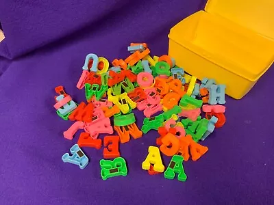 Magnetic Letters Numbers Alphabet Colorful Plastic Fridge Magnets 95+ • $9.99