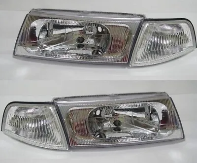 JDM Mitsubishi Lancer Evo 5 6 Evolution Integrated Crystal Headlight Chrome NEW • $399.50