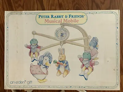 Peter Rabbit & Friends Musical Mobile 1993 - My First Beatrix Potter Eden Toys • $60