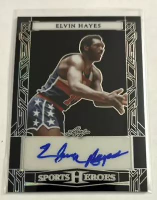 Elvin Hayes 2023 Leaf Sports Heroes AUTO Autograph Card /49 • $14.99