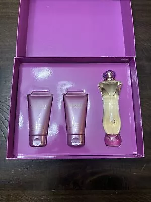 Versace Woman Perfume Gift Set 1.7 Oz Lotion Shower Gel • $48.59