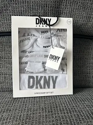 DKNY Jeans 5pc Baby Gift Set - 0-3m • £20