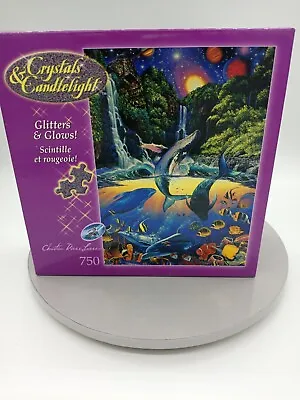 Mega 750 Pc Puzzle Crystals & Candlelight Sanctuary Christian Lassen 100% Comp • $7.95