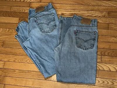 Lot Of 2 Vintage Levi's Jeans 550 Relaxed Size 34 X 32 Every Garment Guaranteed • $49.99