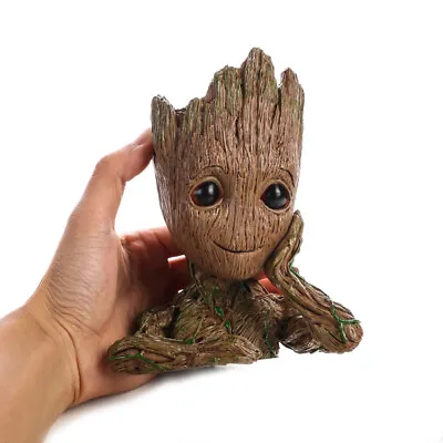 6  Figure Baby Groot Toy Guardians Of The Galaxy Vol. 2Brus Pot Flowerpot Style • £6.47