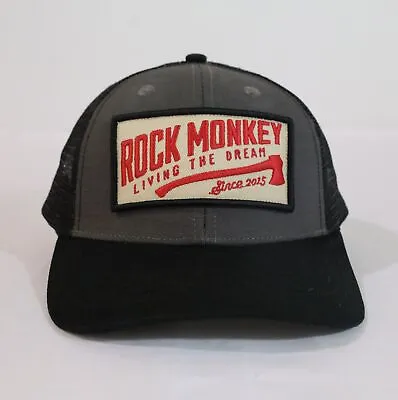 Rock Monkey Unisex Adult Living The Dream Axe Trucker Hat CL8 Black One Size • $8.47
