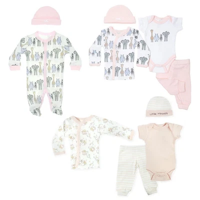 £8.95 • Buy Tiny Baby Girls Clothes Layette Set Starter Outfit Hat Babygrow NEW Premature