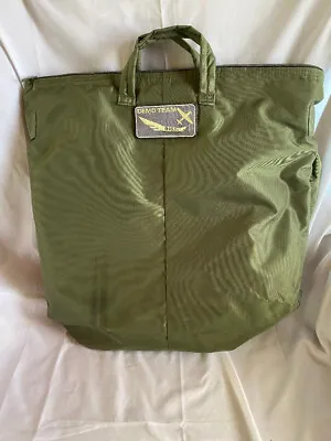 United States Military Flyer’s Helmet Bag With 3 Patches Gently Used • $42.50