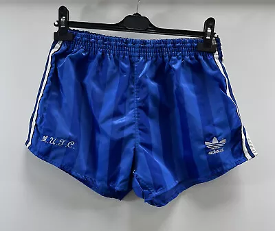 Manchester United Matchworn Third Football Shorts 1988/90 Adults (L) Adidas C325 • £799.99