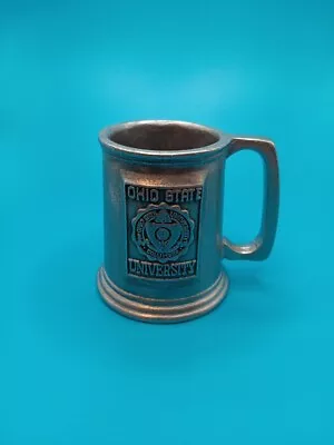 Vintage Ohio State University  Pewter Beer Stein Mug Cup Silver • $27