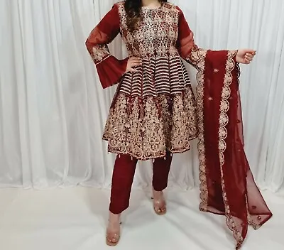 £48 • Buy Pakistani/Indian Fancy Partywear Designer Readymade Suit Sana Safinaz Asim Jofa 