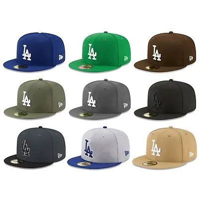Los Angeles Dodgers LAD MLB Authentic New Era 59FIFTY Fitted Cap - 5950 Hat • $35.99
