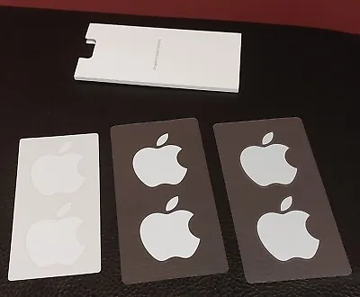 Genuine Apple Logo Stickers - New & Unused - IPad IPhone IMac MacBook • £5