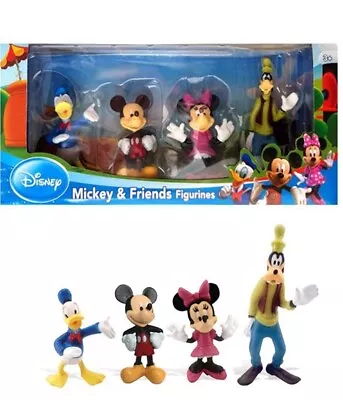 Disney Figurines Mickey Mouse & Friends 4 Piece Set  Beverly Hill Teddy Bear CO. • $12.95