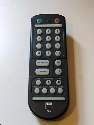 Genuine NAD CD6 Remote Control Used Tested • $28.81