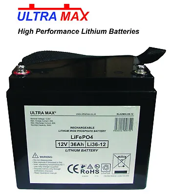 £181.86 • Buy Caterpillar D22 D25 12V 36Ah Industrial Replacement LITHIUM LiFePO4 LIPO Battery