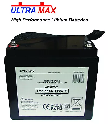 £181.86 • Buy Peg Perego HP251 12V 36Ah Ride-On Toys Replacement LITHIUM LiFePO4 Li-PO Battery