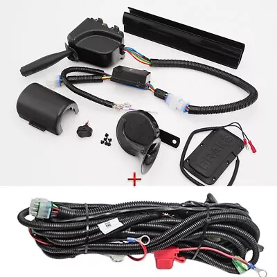 Golf Cart Street Legal Deluxe Wiring Harness Horn Kit For EZGO Yamaha Club Car • $87.99