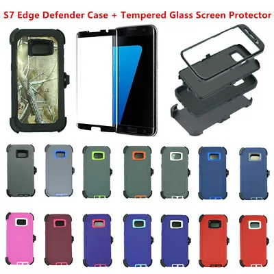 For Samsung Galaxy (S7 Edge) Case Cover Shockproof (Fits Otterbox Defender Clip) • $20.36