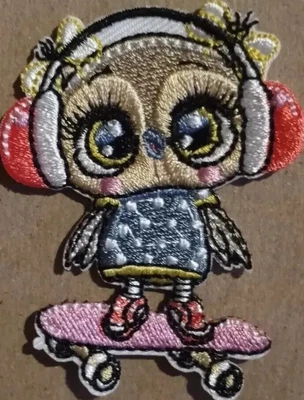 $6 • Buy Owl Embroidered Iron On Patch