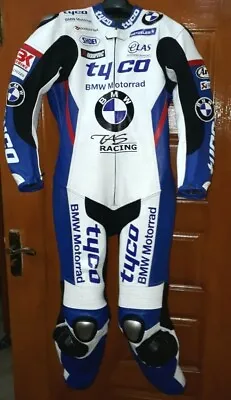 BMW Tyco Motorcycle Leather Riding Suit Motorbike Racing Suit CE Protectors  • $360