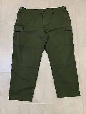 Men's 2XL Regular Propper Green Canvas Military Style Tactical Uniform Pants • $16.99
