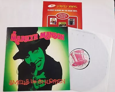 Marilyn Manson: Smells Like Children Simply Vinyl SVLP 208 180g UK 2001 NM/NM • $399.99