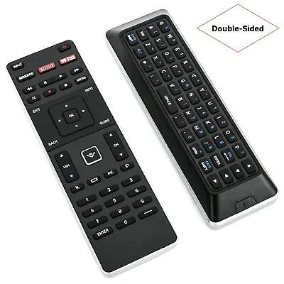 New Dual QWERTY Keyboard Remote XRT500 For Vizio TV  W Amazon Netflix Iheartradi • $10.59