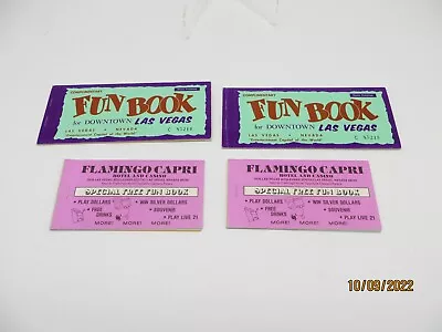 Vintage Las Vegas Fun Book Downtown Flamingo Capri Coupon • $5.99