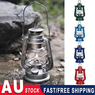 Retro Oil Lantern Lamp Kerosene Paraffin Hurricane Light Outdoor Camping Light • $18.99