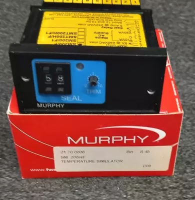 Bluebird L Sealer Murphy SM200 Seal Controller For Bakery Packaging Machine • £95