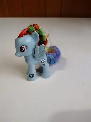 2010 Hasbro My Little Pony Rainbow Dash Brushable Rainbow Hair MLP 3  • $9.95